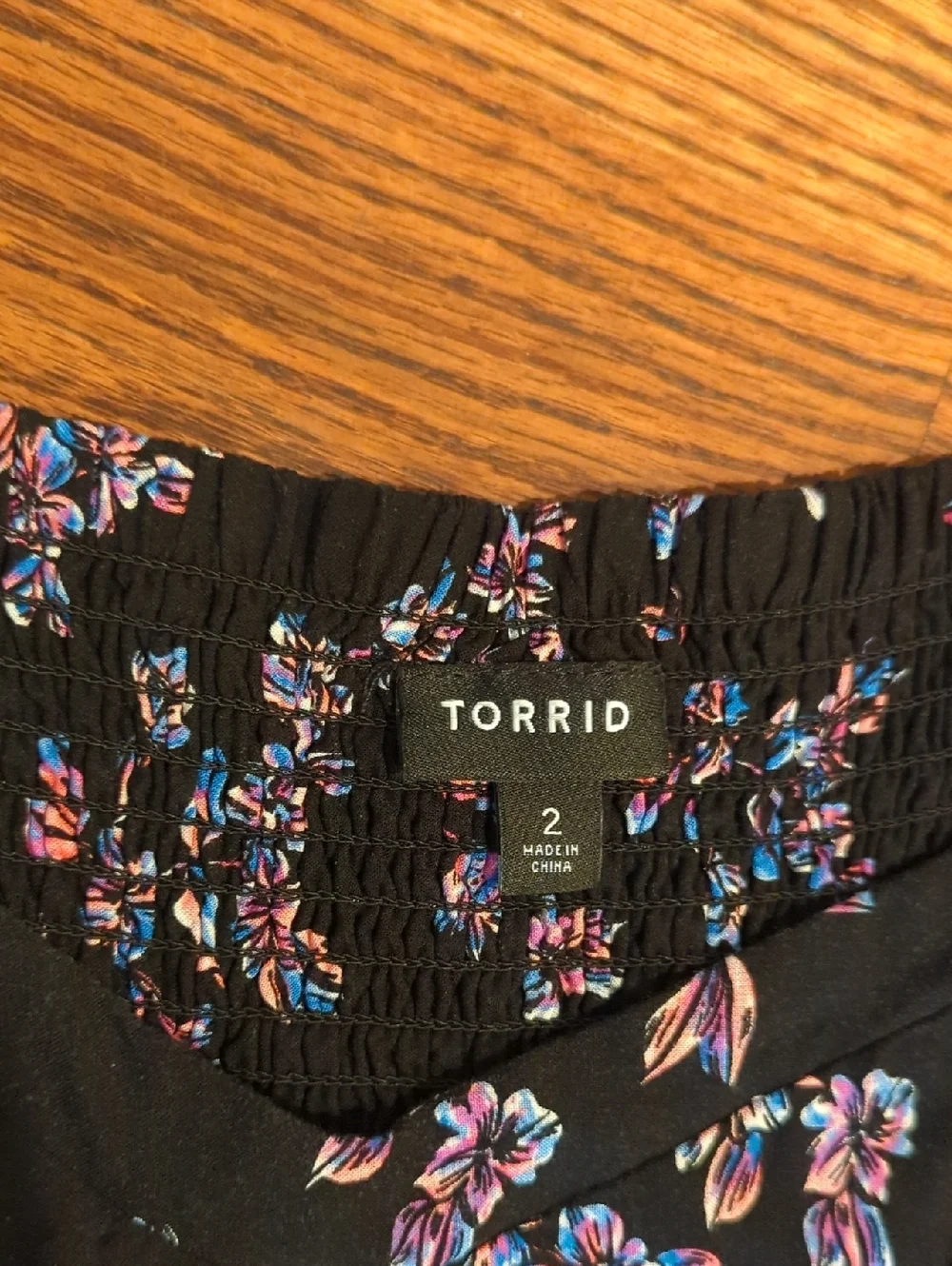 Torrid Dress Black Floral w/Straps Sleeveless Fairycore Plus Size Size 2x - Picture 2 of 9